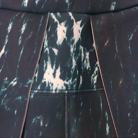 Rocket x Lunch Marble Neoprene A line Mini Skirt - Picture 6 of 6